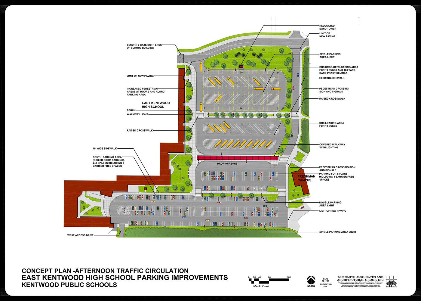 KENTWOOD HIGH SCHOOL PARKING, KENTWOOD, MICHIGAN